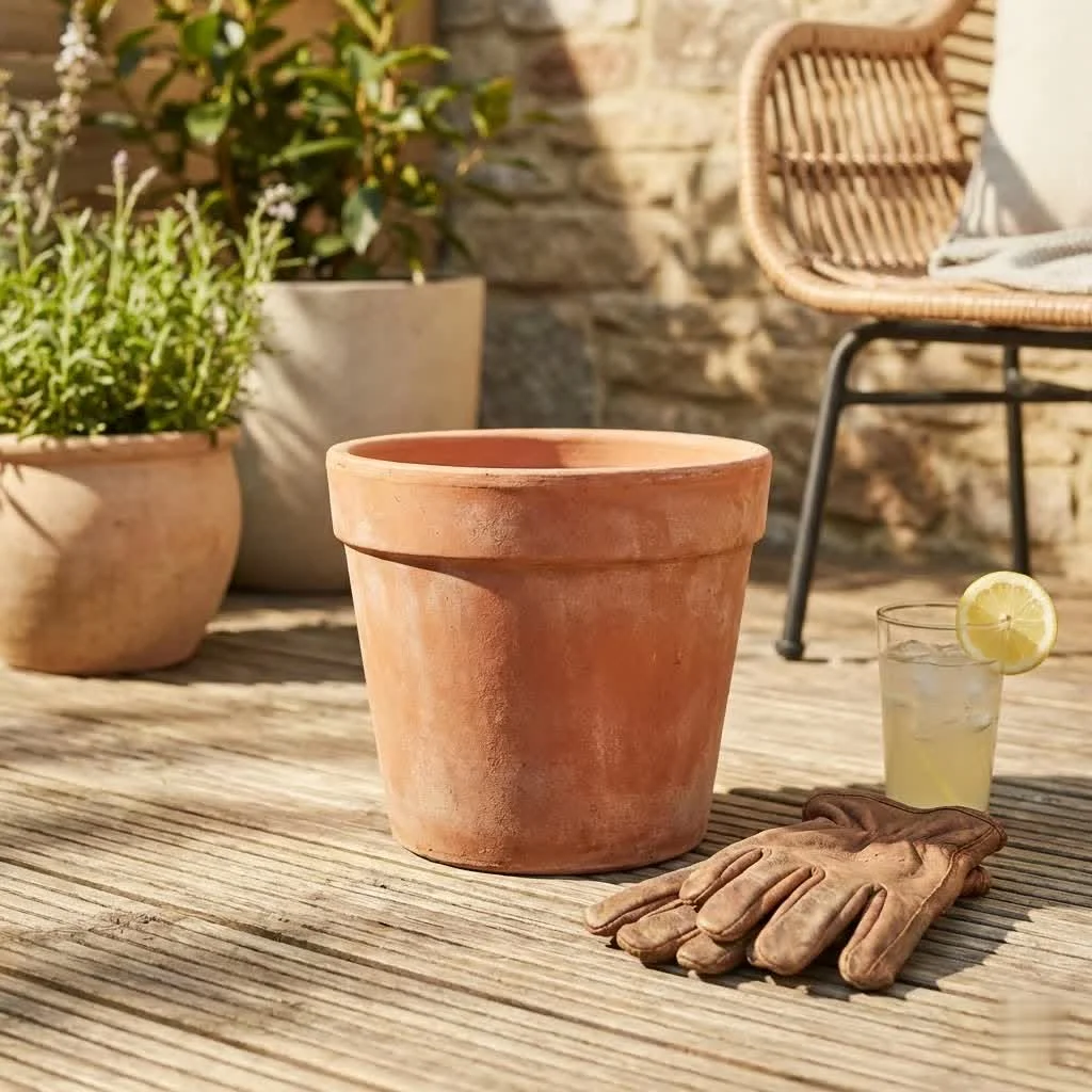 Chikorita plant pot with a succulent
