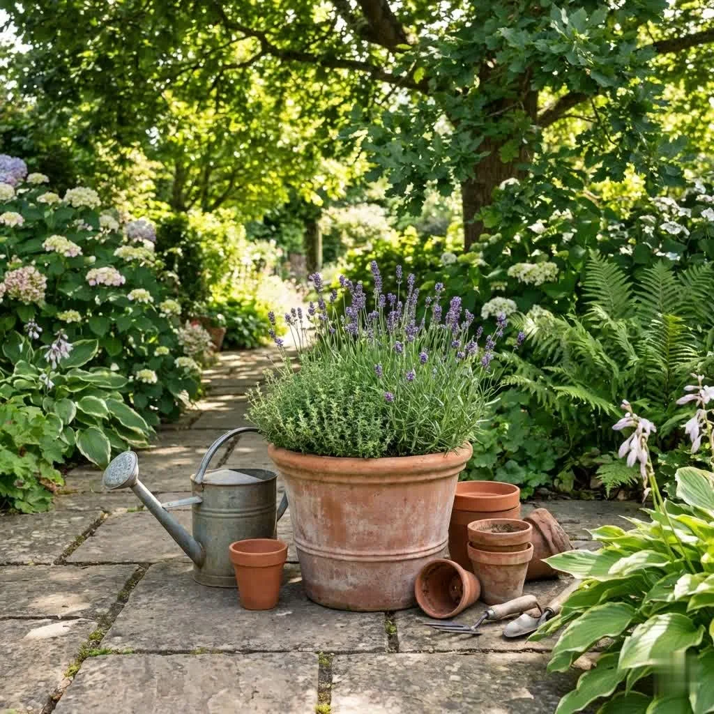 Different types of plant watering pots