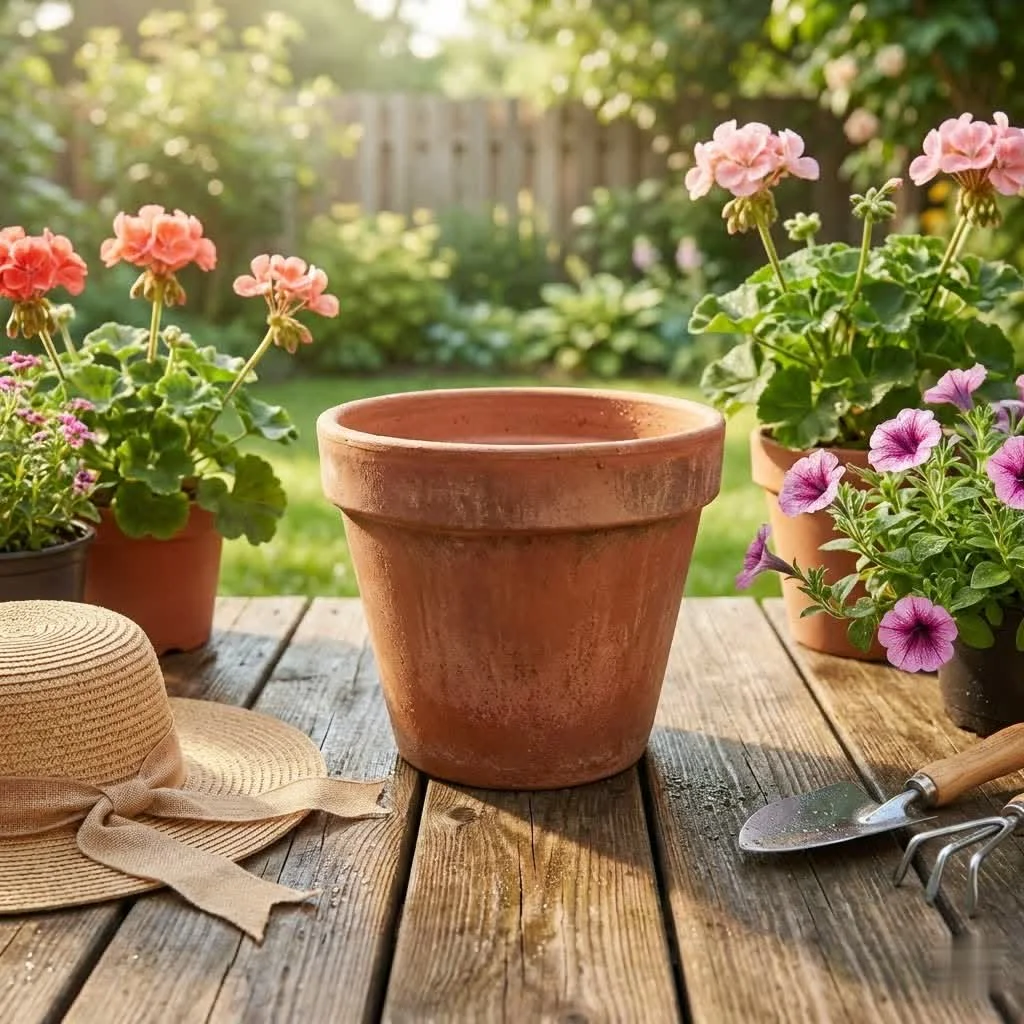 Bamboo plant pots for green oasis